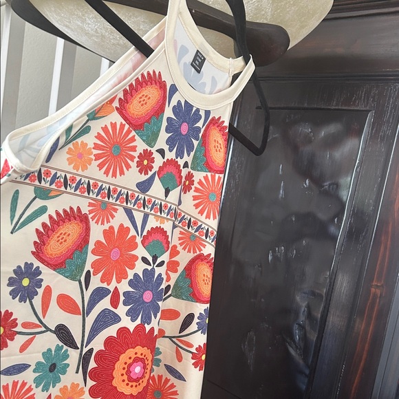 Floral Sleeveless Dress - Picture 1 of 2